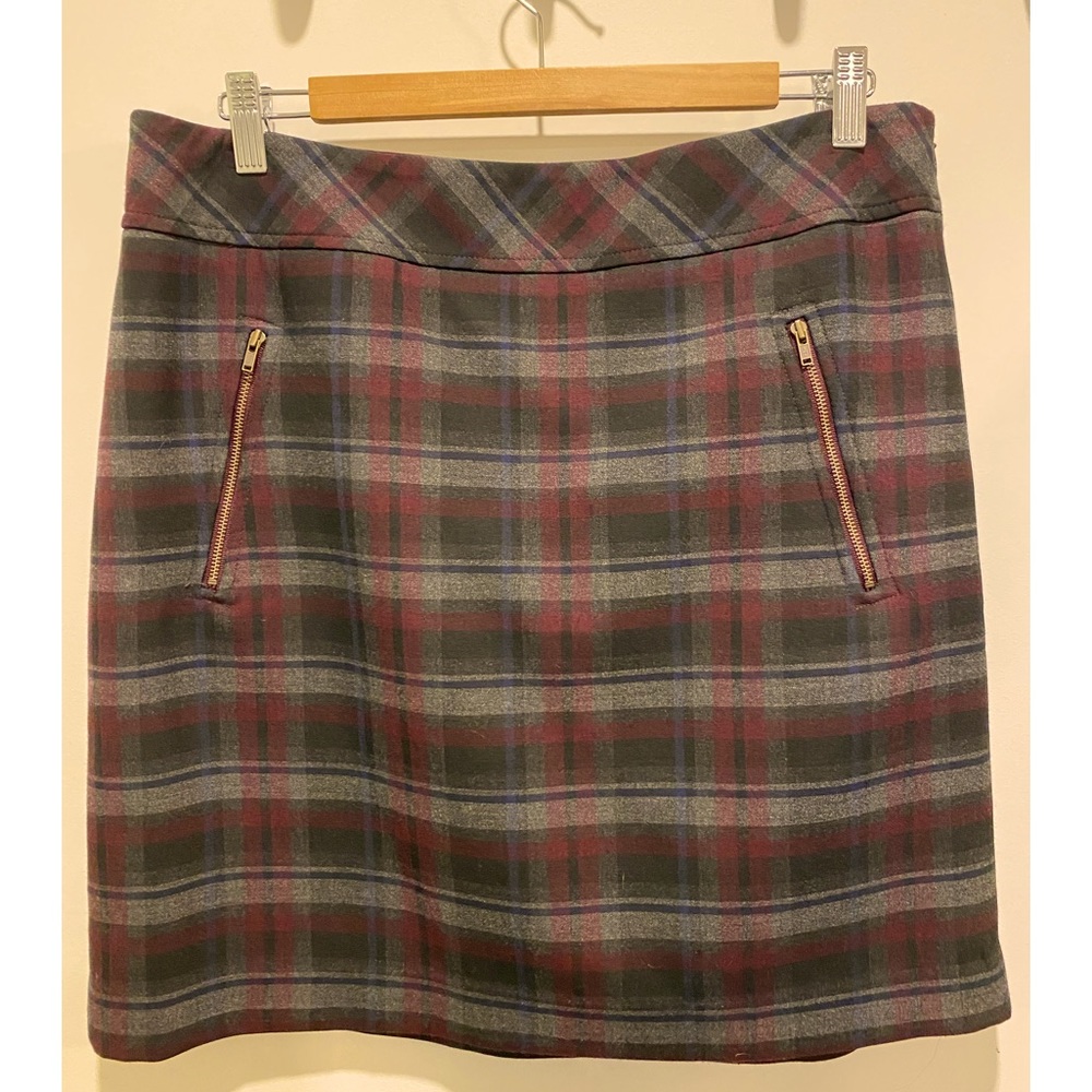 LOFT plaid skirt size 12